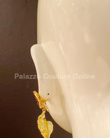 Ocean Dreams Dangle Earrings (Gold) - stylish accessory for every outfit