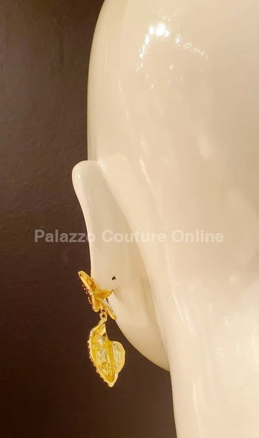 Ocean Dreams Dangle Earrings (Gold) - stylish accessory for every outfit