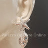 Ocean Dreams Dangle Earrings (Silver) for women - fashion jewelry by Palazzo Couture