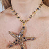 Ocean Jewel Starfish Necklace Gold - Palazzo Couture Online