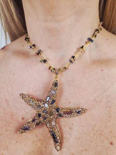 Ocean Jewel Starfish Necklace Gold - stylish accessory for every outfit