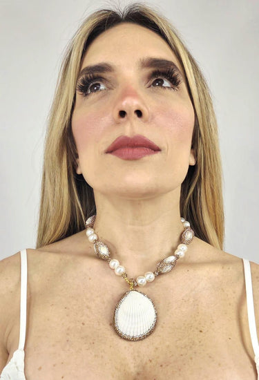 Ocean Luxe Shell Necklaces - Palazzo Couture Online