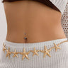 Ocean Starfish Waist Chain Belt Gold - Palazzo Couture Online