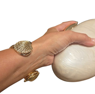 Ocean Tresure Cuff Gold - Palazzo Couture Online