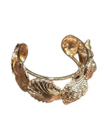 Ocean Tresure Cuff - Gold for women - fashion jewelry by Palazzo Couture