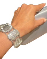Ocean Tresure Cuff Silver - Palazzo Couture Online
