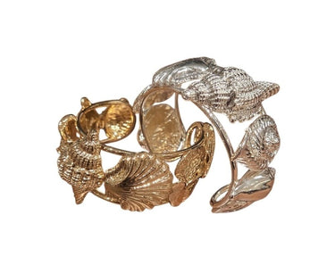 Ocean Tresure Cuff Silver - Palazzo Couture Online