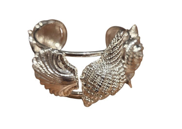 Ocean Tresure Cuff Silver - Palazzo Couture Online