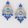 Open Crystal Drop Earrings - Palazzo Couture Online