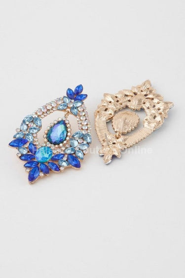 Open Crystal Drop Earrings - Palazzo Couture Online