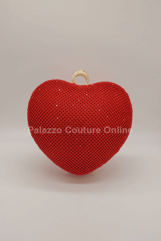 Open Your Heart Clutch (Red) Red Hand Bag