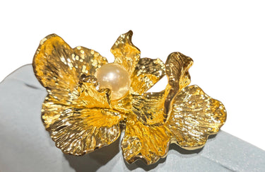 Orchid Bloom Clutch (Blue) - Palazzo Couture Online