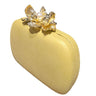Orchid Bloom Clutch (Yellow) - Palazzo Couture Online