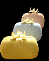 Orchid Bloom Clutch (Yellow) - chic clutch by Palazzo Couture