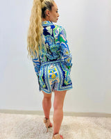 Out With My Girls Skirt Set showing coordinated top and shorts construction
