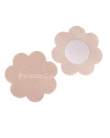 3 Pairs Breast Petal Pasties Nude, Dark Nude and Black - invisible nipple covers for backless dresses