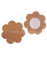 3 Pairs Breast Petal Pasties Nude, Dark Nude and Black - strapless bra solution by Palazzo Couture