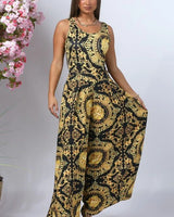 Paisley Print Bodysuit showing neckline and construction detail