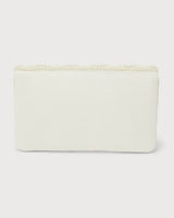 Pearl Elegance Envelope Clutch Ivory - Palazzo Couture Online