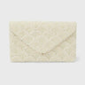 Pearl Elegance Envelope Clutch Ivory for women - bag by Palazzo Couture