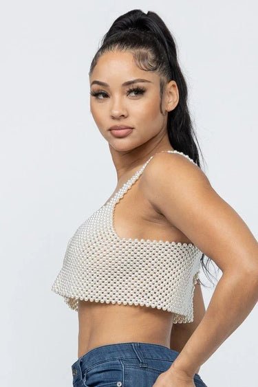 pearl crop top full view styled