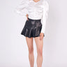 Perfect Fit  Mini Skort (Black) - front view