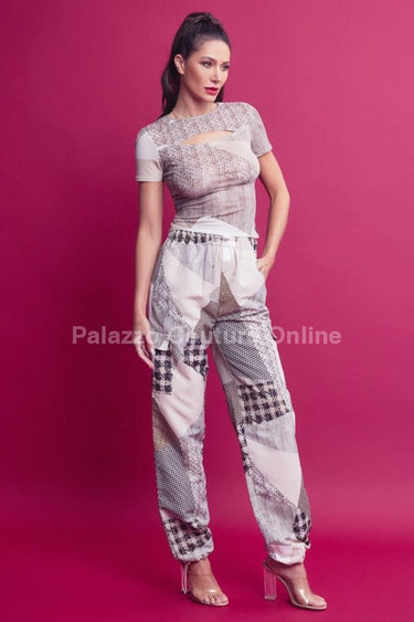 Perfect Match Cargo Pants Set - Palazzo Couture Online