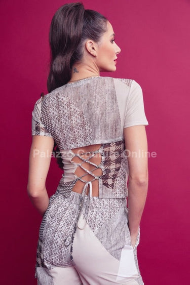 Perfect Match Cargo Pants Set - Palazzo Couture Online