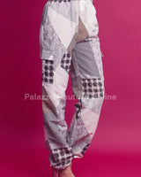 Perfect Match Cargo Pants Set - Lace-Up Mesh Top full body look paired with heels and accessories