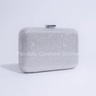 Perfect Timing Rhinestones Clutch Silver - Palazzo Couture Online