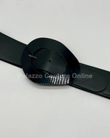 Perpetual Fantasy Plain Buckle, Elastic Belt (Black) - Palazzo Couture Online