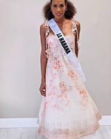 Petal Charm Midi Dress - Palazzo Couture Online