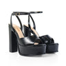 Platform Josy 6 Chunky Heels (Black) - Palazzo Couture Online