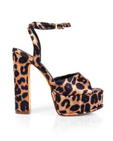 Platform Josy 6 Chunky Heels (Leopard) - Palazzo Couture Online