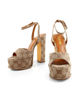 Platform Josy 6 Chunky Heels (Monogram) - Palazzo Couture Online
