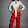 The Power of Love Tie Up Crop Top - White for women - crop top by Palazzo Couture