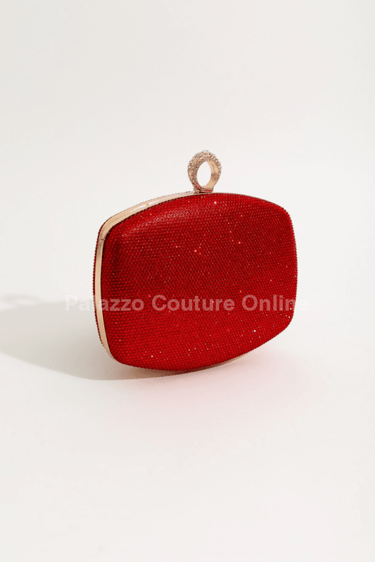 Pretty And Posh Red Handbag Small / Hand Bag