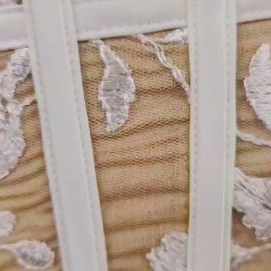 Video of Enchanted Lace Corset Gown White