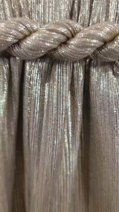 Radiant Rope-Trim Maxi Dress