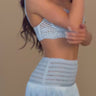 Island Muse Fringe Set - Natural - Palazzo Couture Online