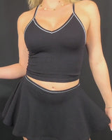 Video of Dynamic Edge Sport Skort Set Black