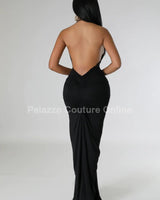 Private Event Maxi Dress (Black) - Palazzo Couture Online