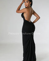 Private Event Maxi Dress (Black) - Palazzo Couture Online