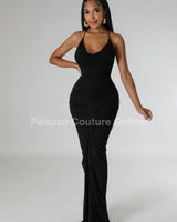 Private Event Maxi Dress (Black) - Palazzo Couture Online