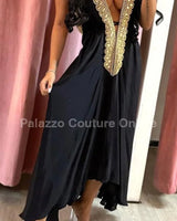 Private Oasis Maxi Dress ( Black) - Palazzo Couture Online