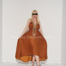Private Oasis Maxi Dress (Brown) Brown / One size Maxi Dress