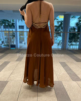 Private Oasis Maxi Dress (Brown) Brown / One size Maxi Dress