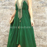 Private Oasis Maxi Dress (Emerald Green) - Palazzo Couture Online