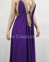 Private Oasis Maxi Dress ( Purple) - Palazzo Couture Online
