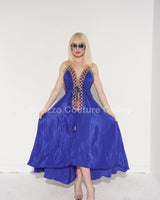 Private Oasis Maxi Dress (Royal Blue) - Palazzo Couture Online
